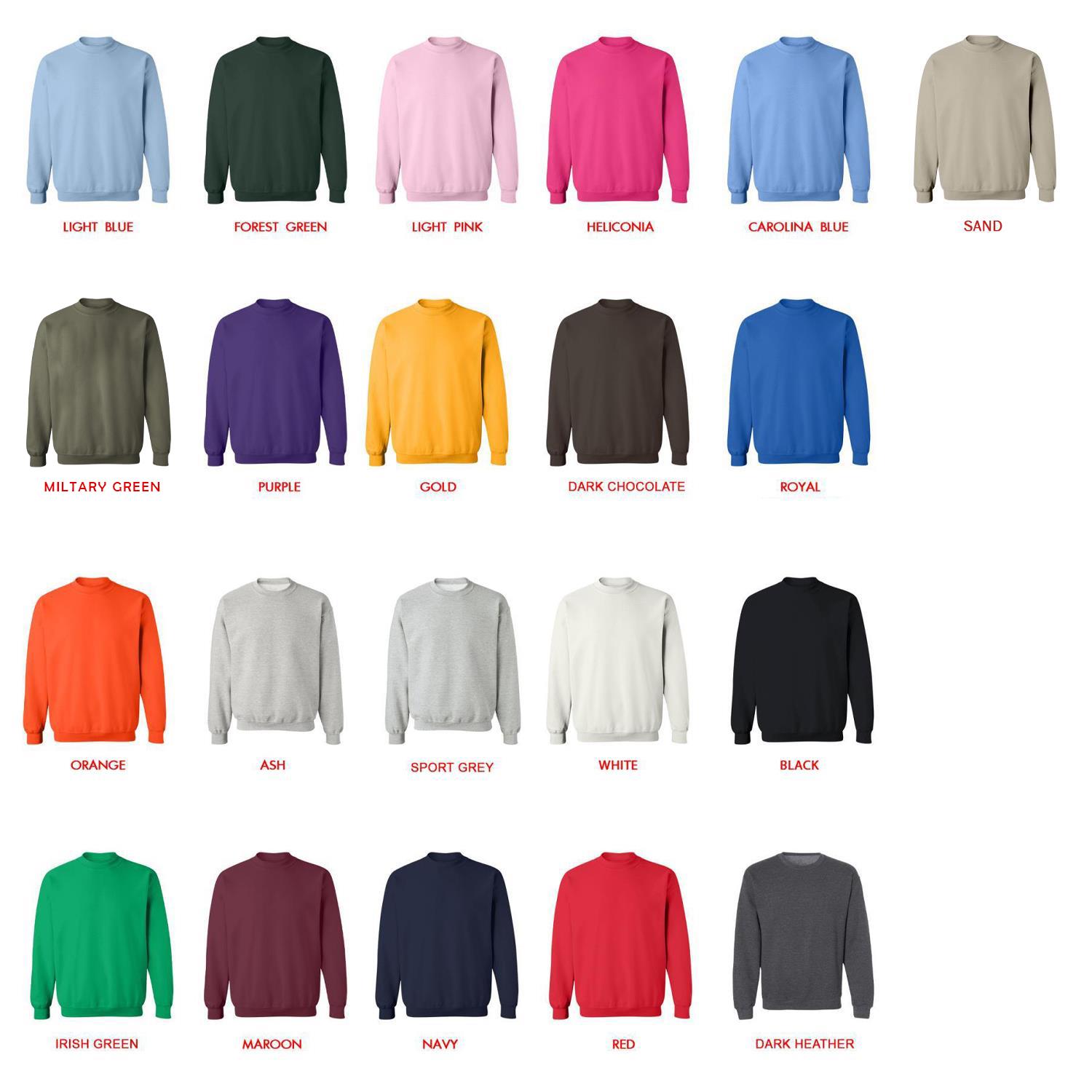 sweatshirt color chart - Bungo Stray Dogs Merch