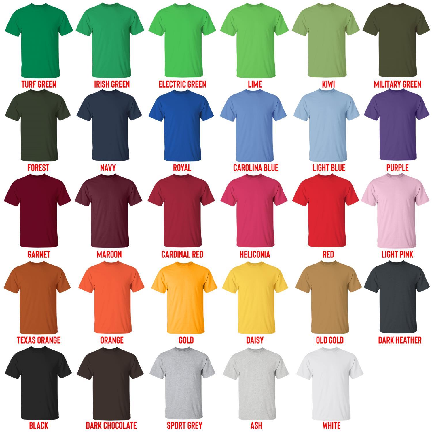 t shirt color chart - Bungo Stray Dogs Merch