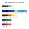 tank top color chart - Bungo Stray Dogs Merch