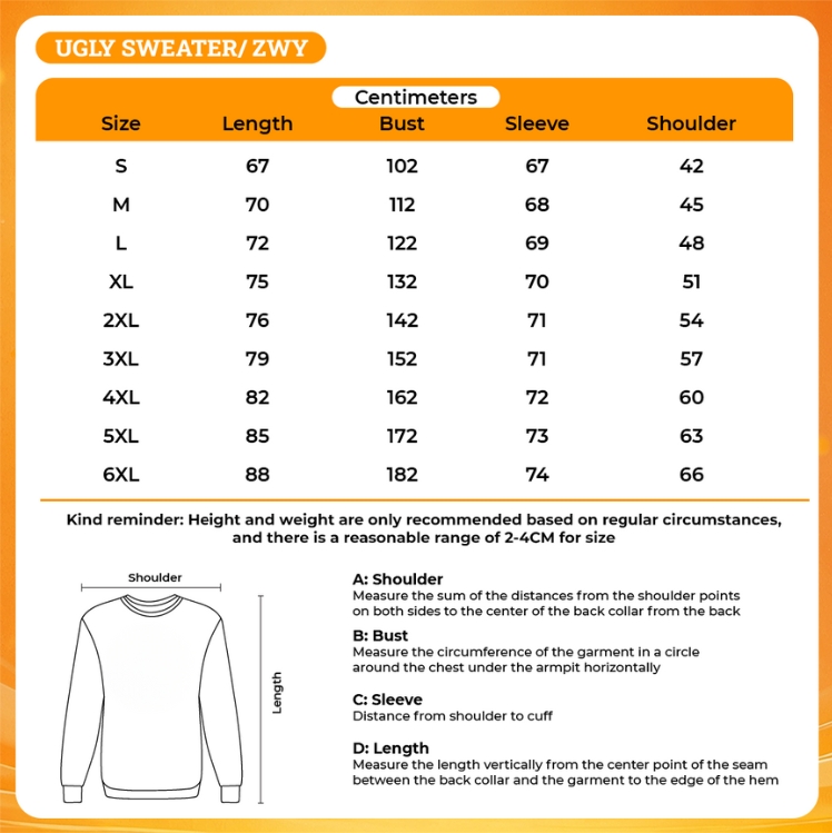 3D UGLY SWEATER - Bungo Stray Dogs Merch