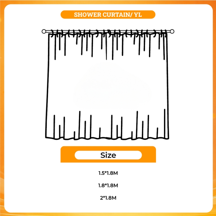 3D shower curtain - Bungo Stray Dogs Merch